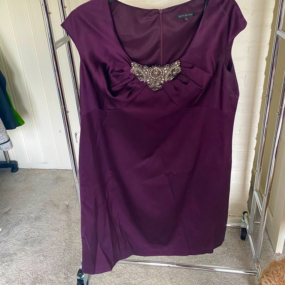 David Meister size 22W cocktail dress